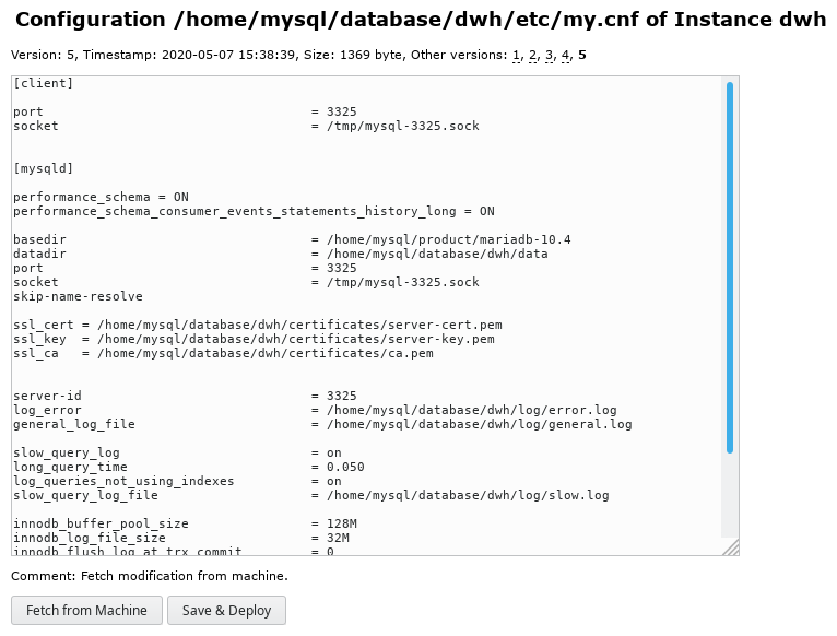 Edit a Configuration File